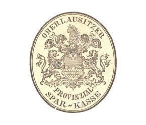 Wappen der 1830 gegründeten Provinzialsparkasse, um 1920; Historisches Archiv des Ostdeutschen Sparkassenverbandes